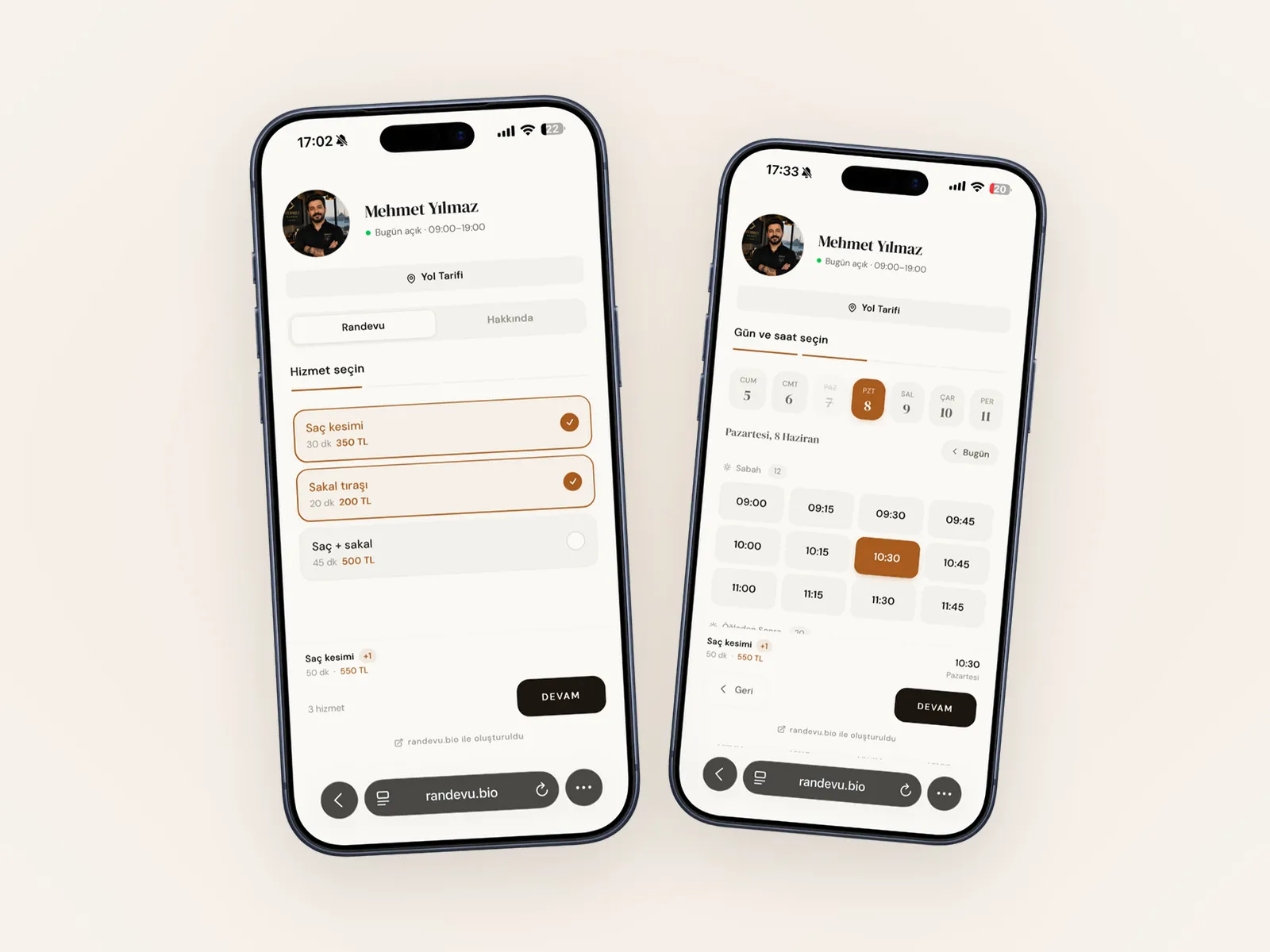 Comma Labs mobil uygulama arayüzü örneği